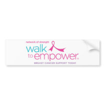 Walk to Empower Bumper Sticker