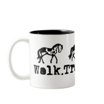 Walk Trot Canter mugs by PaintingPony Walk Trot Canter mugs