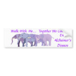 Walk With Me Bumper Sticker