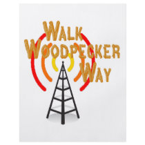 Walk Woodpecker Way Flyer Design