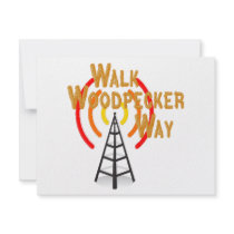 Walk Woodpecker Way invitations