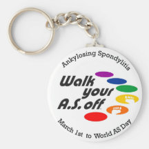 Walk Your A.S. Off Keychain