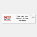 WALKER 2012 SIGN BUMPER STICKER