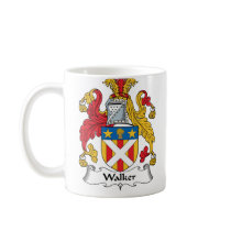 Walker Family Crest mugs by coatsofarms Walker Family Crest mugs