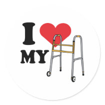 Walker Love Stickers