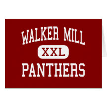 Walker Mill - Panthers - Middle - Capitol Heights Greeting Card