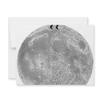 Walker on the moon invitations
