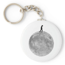 Walker on the moon keychain