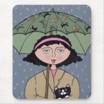 walkin' in the rain mousepads