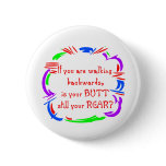 Walking Backward Pinback Buttons