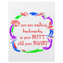 Walking Backward Personalized Flyer