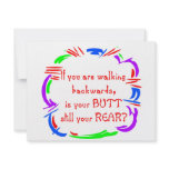 Walking Backward Personalized Invite