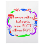 Walking Backward Letterhead Template