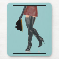 Walking Boots Mouse Pad mousepads by uniqueandkinky Walking Boots Mouse Pad mousepads