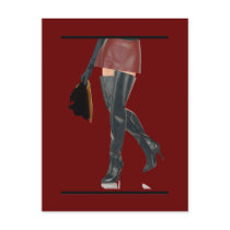 Walking Boots Post Card postcards