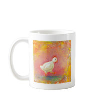 Walking chicken needs solitude - original art mugs