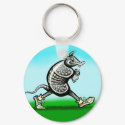 Walking Dillo keychains