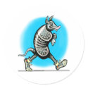 Walking Dillo stickers