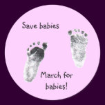 Walking for a cause  - save babies