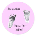 Walking for a cause  - save babies
