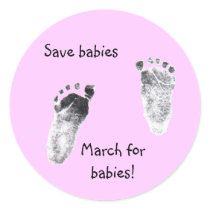 Walking for a cause - save babies stickers by bkang22 Walking for a cause - save babies stickers
