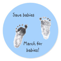 Walking for a cause stickers