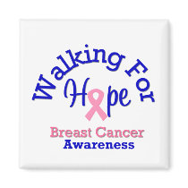 Walking For Hope For My Best Friend magnets