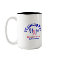 Walking For Hope For My Best Friend mugs