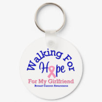 Walking For Hope For My Girlfriend keychains