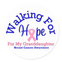 Walking For Hope For My Granddaughter stickers by shopforawareness Walking For Hope For My Granddaughter stickers