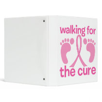 Walking For The Cure Vinyl Binders