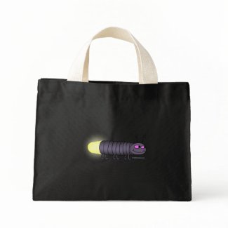 Walking Glowworm Black Bag bag
