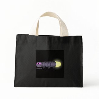 Walking Glowworm Black Bag bag
