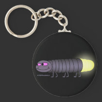 Walking Glowworm Keychain