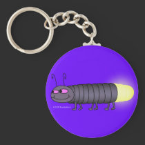 Walking Glowworm Keychain keychains