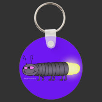 Walking Glowworm Keychain