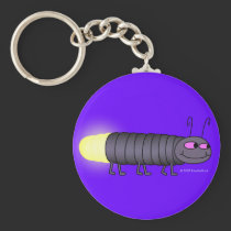 Walking Glowworm Keychain keychains