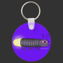 Walking Glowworm Keychain