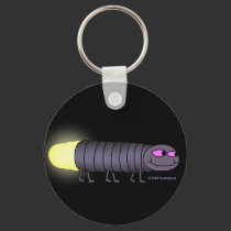 Walking Glowworm Keychain