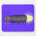 Walking Glowworm Mousepad