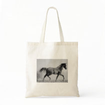 Walking Horse Black & White Bag