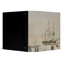 Walking in the Pack, Ross Expedition, 1842 3 Ring Binders
