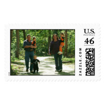 Walking in the Woods postage by Frank833 Walking in the Woods postage