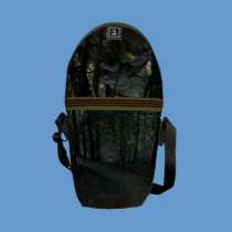 Walking In The Woods Rickshaw Messenger Bag messenger bags