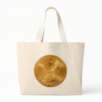 Walking Liberty Coin Canvas Bag