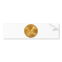 Walking Liberty Coin Bumper Stickers