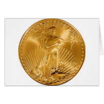 Walking Liberty Coin Greeting Card