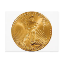 Walking Liberty Coin Post Card