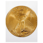 Walking Liberty Golden Coin Letterhead Template