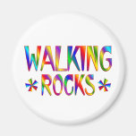 Walking Rocks Refrigerator Magnet